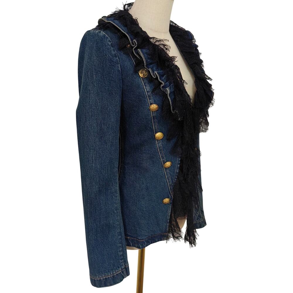Alice + Olivia ELMIRA DENIM JACKET NWT - Picture 9 of 16